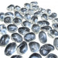Close detail on AAA grade Clear Quartz tumbles, the clearest stones of the batch