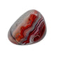 Crazy lace agate hand polished stones in warm banded earth tones, Mexico