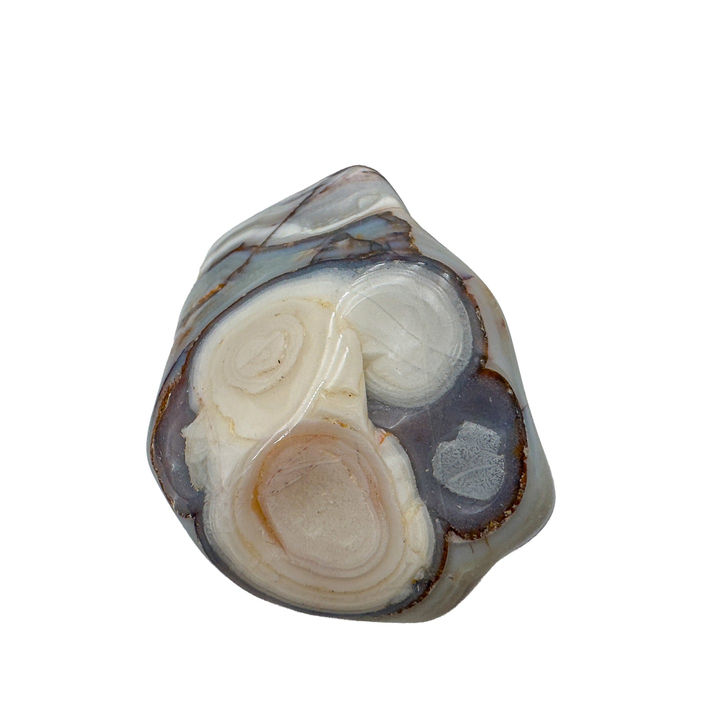 A Grade crazy lace agate tumbled stones from Chihuahua, Mexico