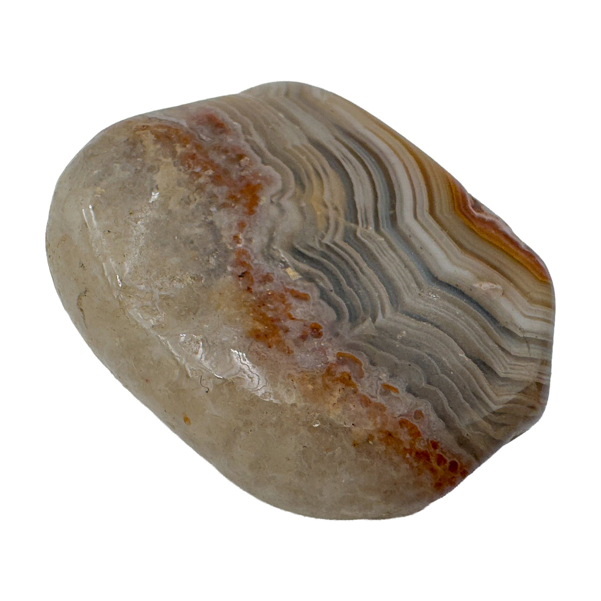 Crazy lace agate tumbled stones, A Grade, Chihuahua, Mexico