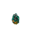 Raw Congolese dioptase, 15.6 g, copper-green crystal over host rock, the emerald-green druzy