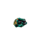 Alternate angle on the emerald-green druzy, a 1.26 inch Renéville dioptase