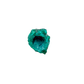 Collector dioptase thumbnail 1.14 by 0.92 inches, the bright crystal face, Republic of the Congo