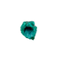 Collector dioptase thumbnail 1.14 by 0.92 inches, the bright crystal face, Republic of the Congo