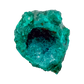 Collector dioptase thumbnail 1.14 by 0.92 inches, the bright crystal face, Republic of the Congo