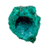 Collector dioptase thumbnail 1.14 by 0.92 inches, the bright crystal face, Republic of the Congo