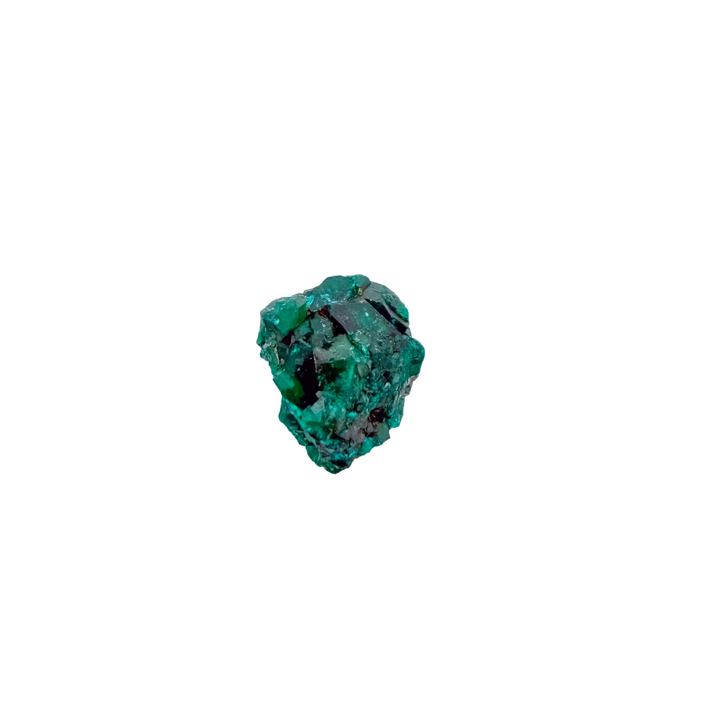 Crystal detail on the bright crystal face, the green once mistaken for emerald, 8.0 g