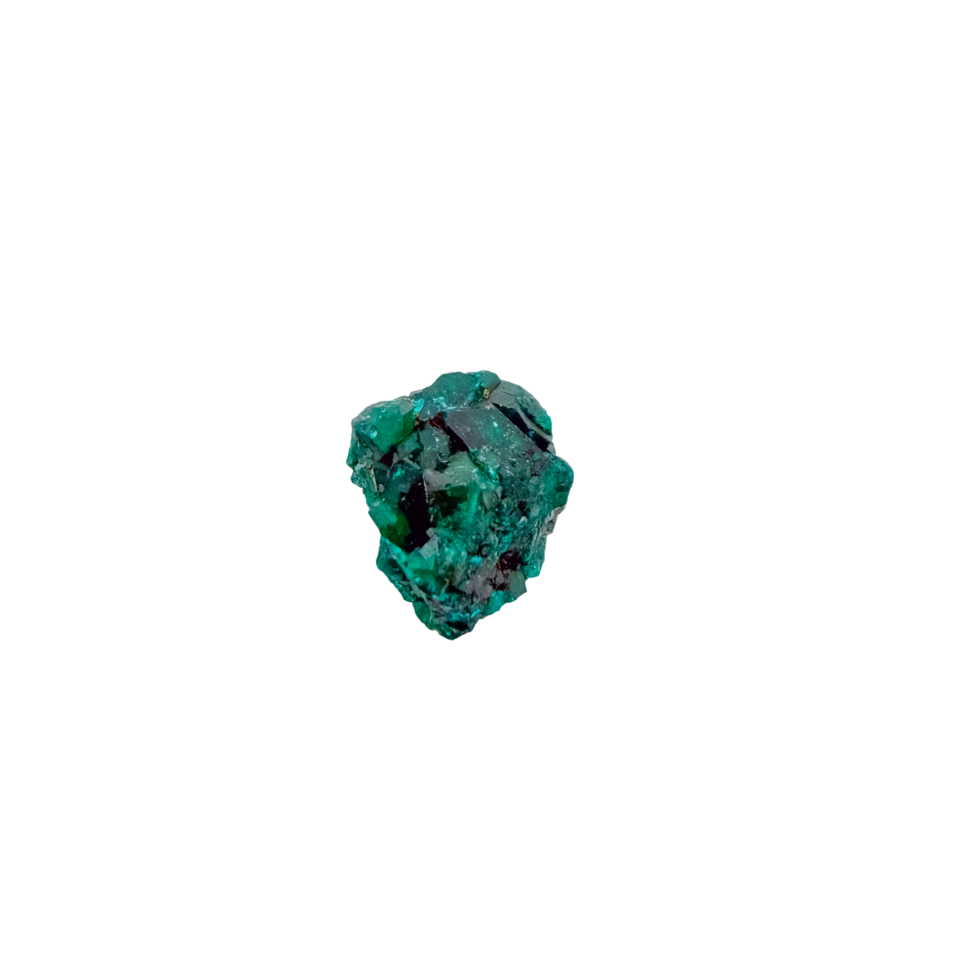 Crystal detail on the bright crystal face, the green once mistaken for emerald, 8.0 g