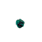 Edge-on view of the bright crystal face, 1.14 inches of Congolese dioptase
