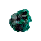 Underside of the bright crystal face, a 8.0 g Congolese dioptase