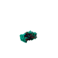 Silhouette of the fine green crust at 0.79 inches wide