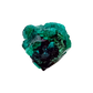 Second face of the elongated matrix, 13.9 g of dioptase wrapping the matrix