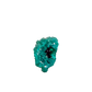Raw Congolese dioptase, 13.3 g, copper-green crystal over host rock, the wide flat plate