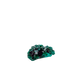 Side elevation of the wide flat plate, matrix beneath a 13.3 g crystal layer