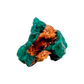 Edge-on view of the cabinet-grade piece, 1.57 inches of Congolese dioptase