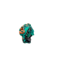 The deep teal cluster rotated to reveal crystal terminations, 14.6 g