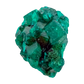Emerald-green dioptase crystals crusting a 1.12 inch matrix, the chunky green matrix from Renéville Congo