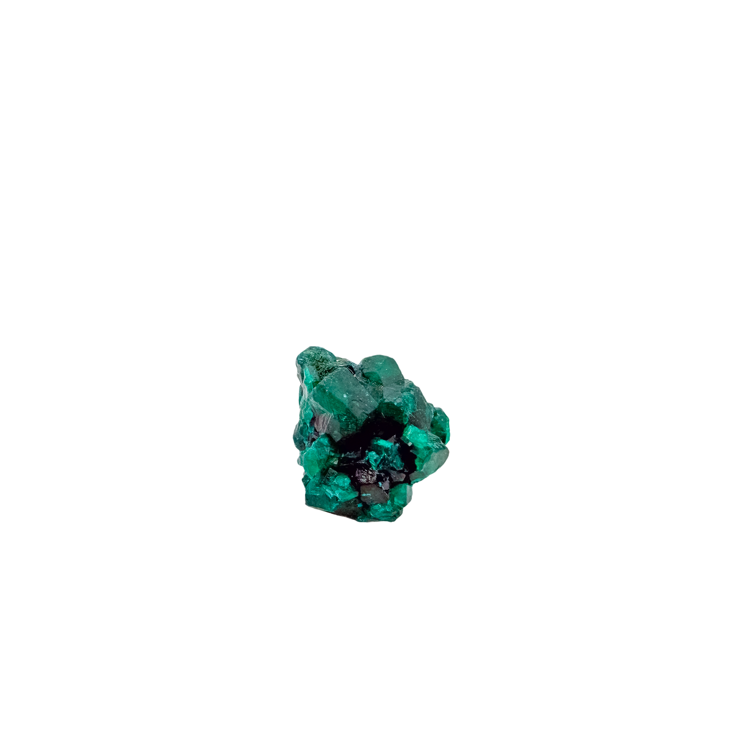 Profile of the chunky green matrix, 0.60 inches thick on its base