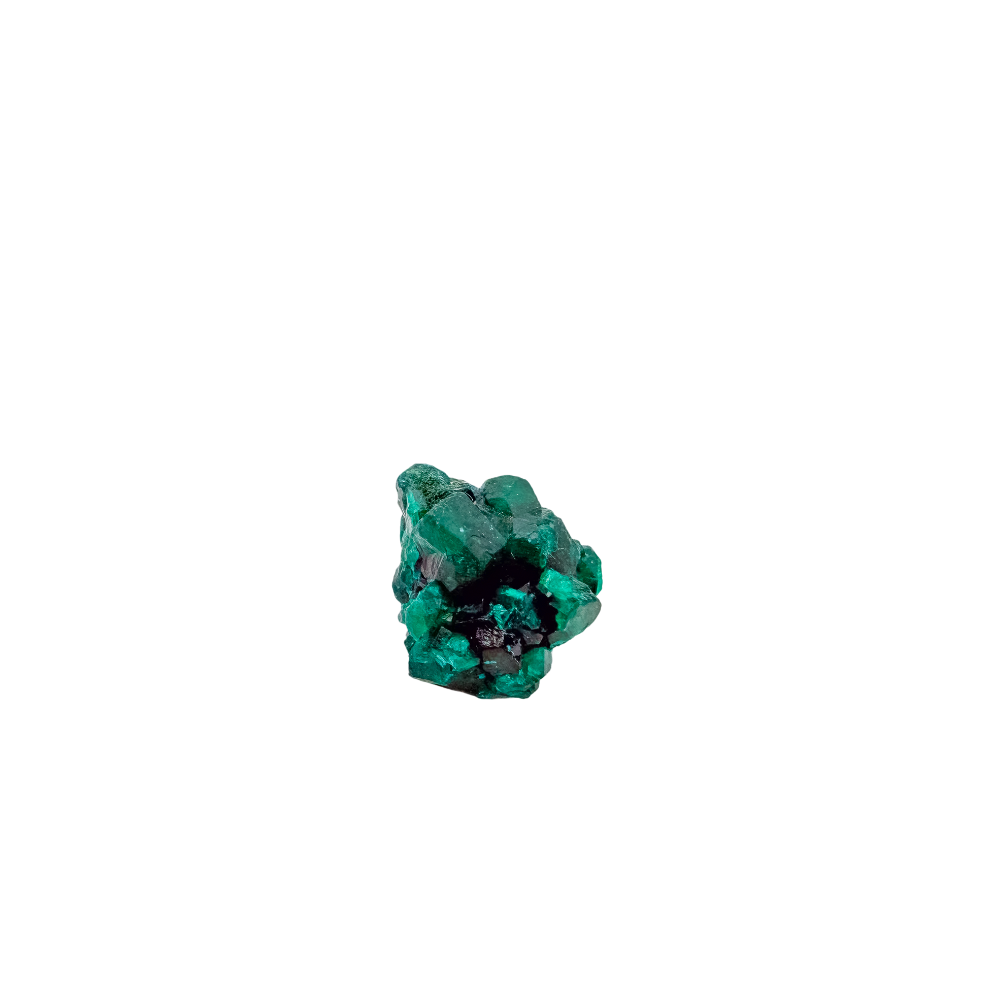 Profile of the chunky green matrix, 0.60 inches thick on its base