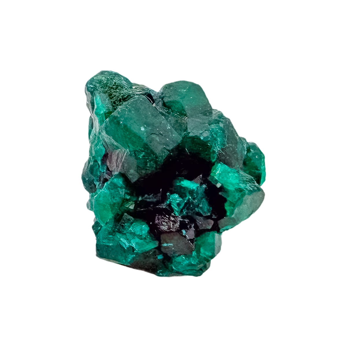 Profile of the chunky green matrix, 0.60 inches thick on its base