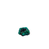 Edge-on view of the long crystal seam, 1.52 inches of Congolese dioptase