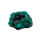 Edge-on view of the long crystal seam, 1.52 inches of Congolese dioptase
