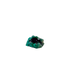 Dioptase crystals from a second side, the upright nodule at 11.4 g