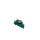 Back face of the rounded green cluster, mostly unmineralized matrix, 1.05 inches