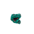 Collector dioptase thumbnail 0.95 by 0.70 inches, the tall little block, Republic of the Congo