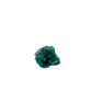 Fine dioptase druzy on the glassy green face, 0.94 inches of coverage