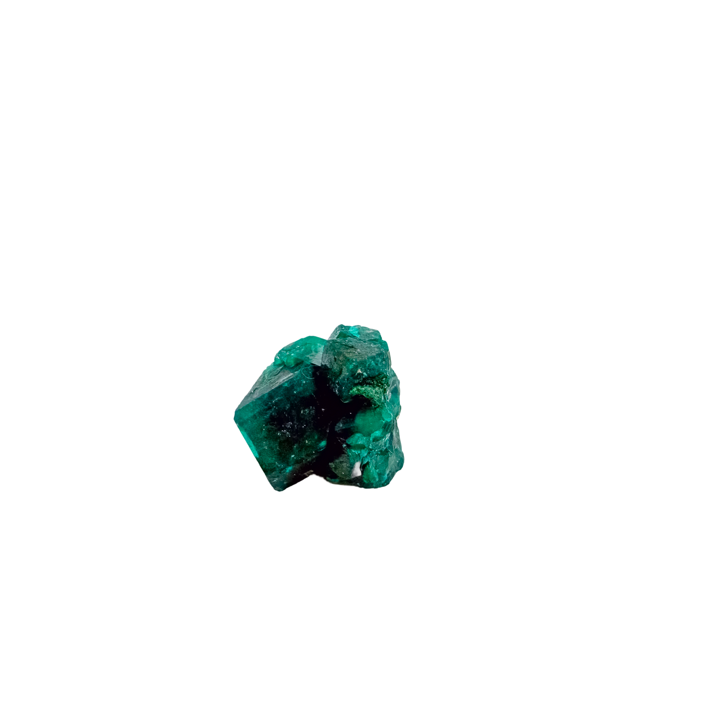 Silhouette of the glassy green face at 0.94 inches wide