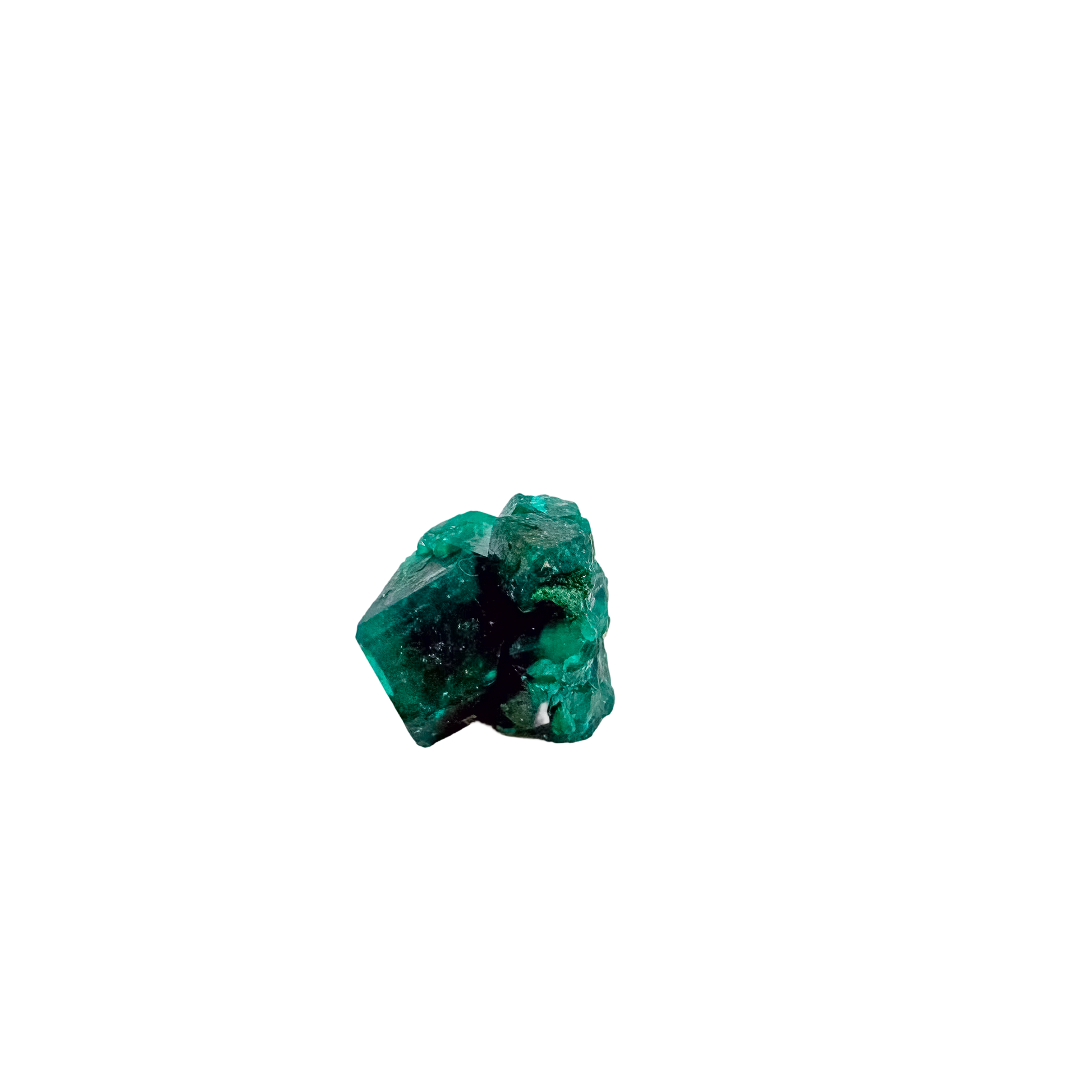 Silhouette of the glassy green face at 0.94 inches wide