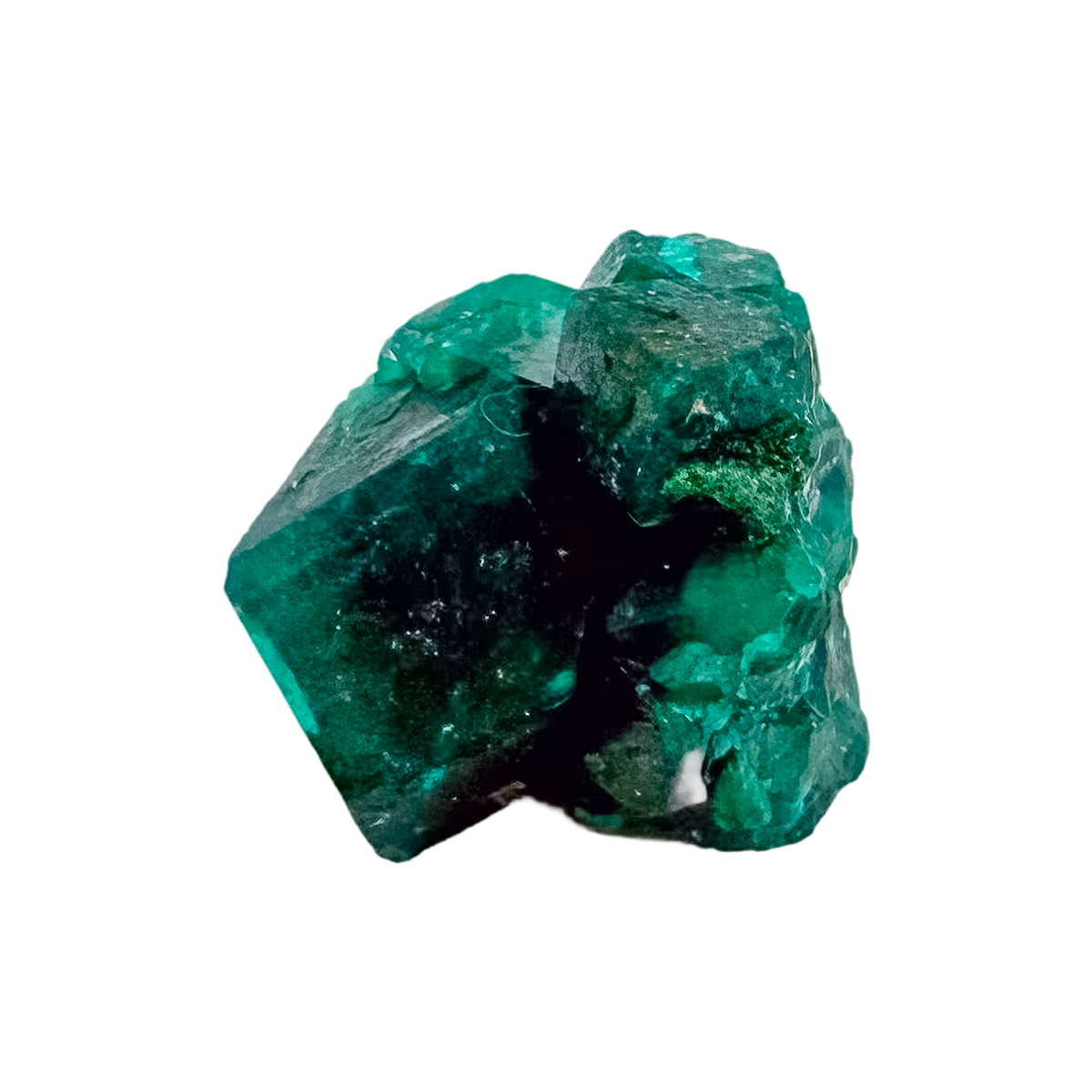 Silhouette of the glassy green face at 0.94 inches wide