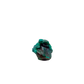 Rough rear of the glassy green face at 0.52 inches deep, left as mined