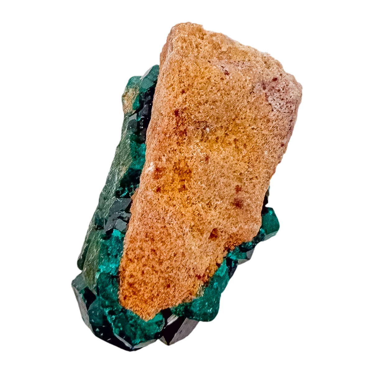 Reverse of the narrow ridge, raw host rock behind 8.2 g of crystal