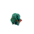 Angled view of the cubic thumbnail, copper-green over oxidized ore, 8.3 g