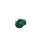 Raw Congolese dioptase, 8.3 g, copper-green crystal over host rock, the cubic thumbnail