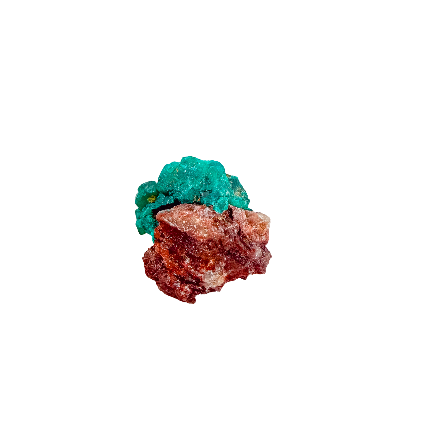 Reverse of the broad thin plate, raw host rock behind 7.1 g of crystal