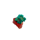 Second face of the broad thin plate, 7.1 g of dioptase wrapping the matrix