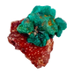 Second face of the broad thin plate, 7.1 g of dioptase wrapping the matrix