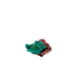 Emerald-green dioptase crystals crusting a 1.14 inch matrix, the broad thin plate from Renéville Congo
