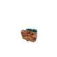 Back face of the petite collector piece, mostly unmineralized matrix, 0.94 inches