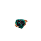 Raw Congolese dioptase, 5.7 g, copper-green crystal over host rock, the petite collector piece