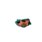 Underside of the small square matrix, a 6.3 g Congolese dioptase