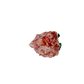 Fine dioptase druzy on the slender thumbnail, 0.53 inches of coverage