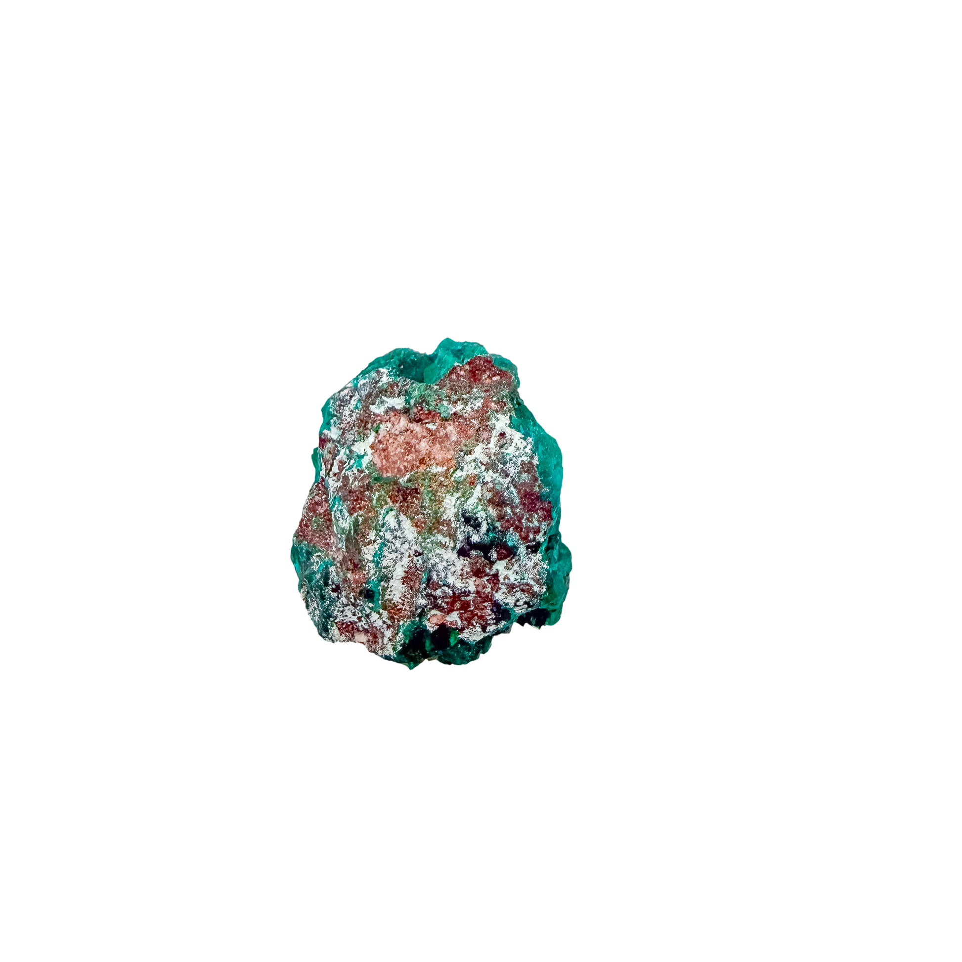 Reverse of the dense little block, raw host rock behind 8.1 g of crystal