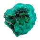 Emerald-green dioptase crystals crusting a 0.81 inch matrix, the dense little block from Renéville Congo