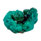 Second face of the dense little block, 8.1 g of dioptase wrapping the matrix