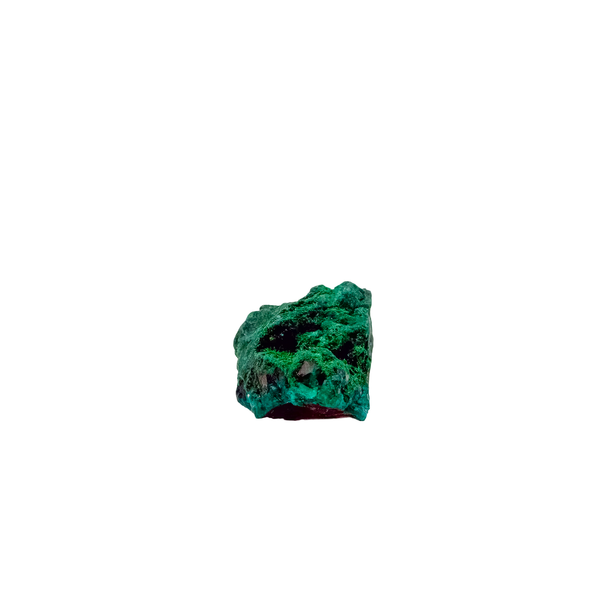 Alternate angle on the narrow green blade, a 1.03 inch Renéville dioptase
