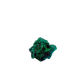 Side elevation of the narrow green blade, matrix beneath a 8.6 g crystal layer